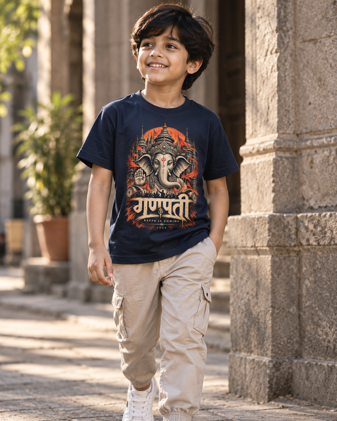 SEVOLF — THE ARRIVAL | GANPATI 2026 KIDS T-SHIRT