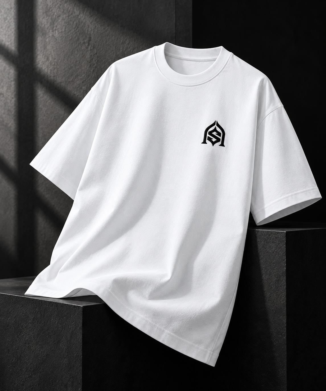 SEVOLF / ARCH — Embroidered Oversized T-Shirt