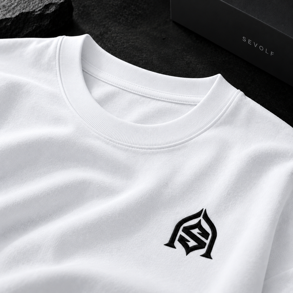 SEVOLF / ARCH — Embroidered Oversized T-Shirt