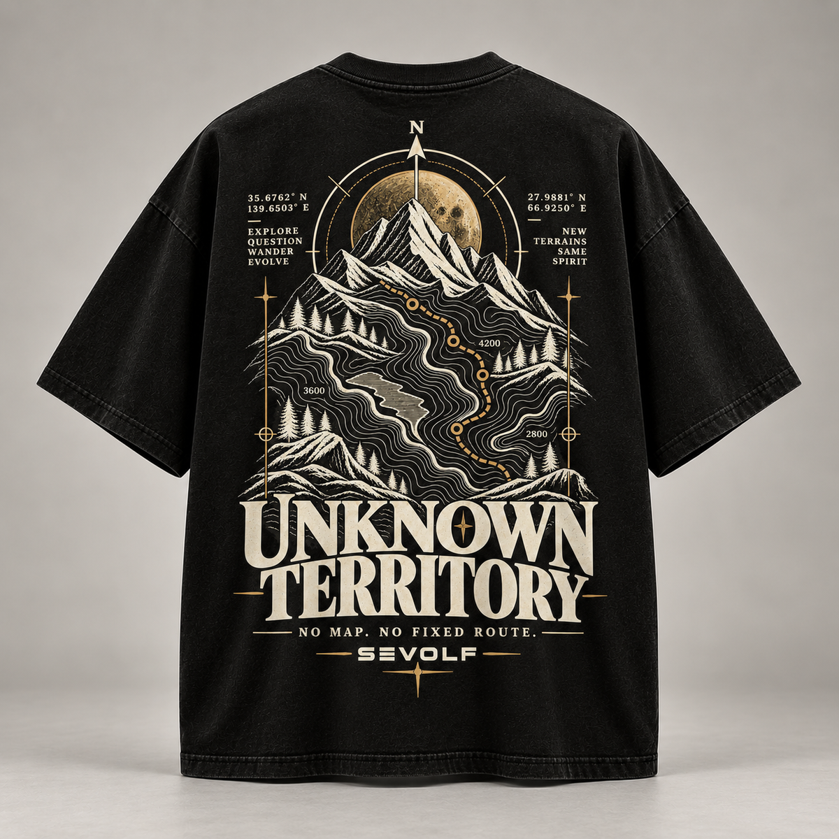 UNKNOWN TERRITORY — Oversized T-Shirt