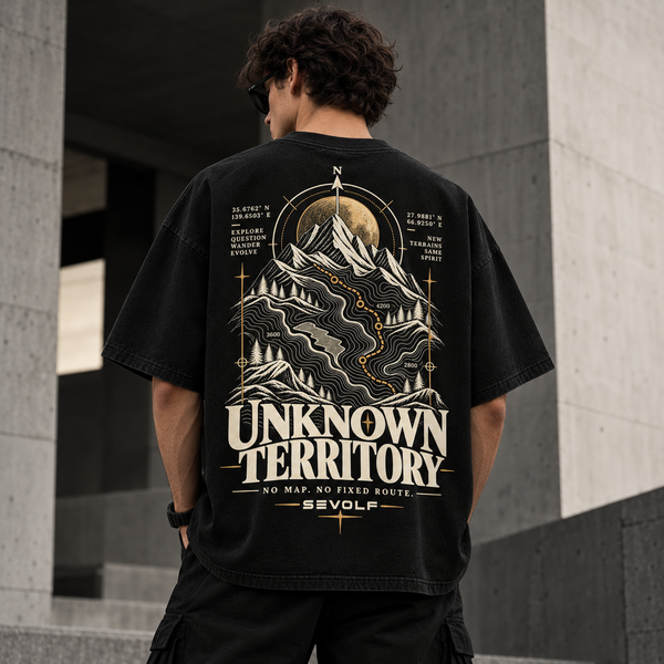 UNKNOWN TERRITORY — Oversized T-Shirt