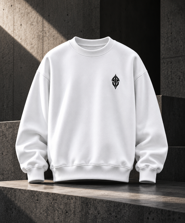 SEVOLF / AXIS — Embroidered Oversized Sweatshirt