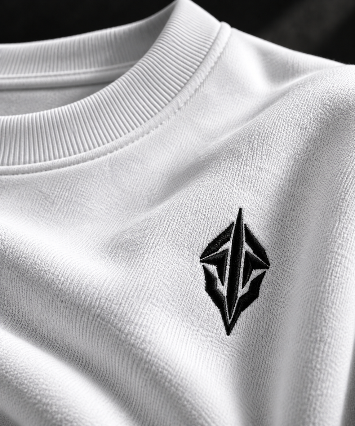 SEVOLF / AXIS — Embroidered Oversized Sweatshirt