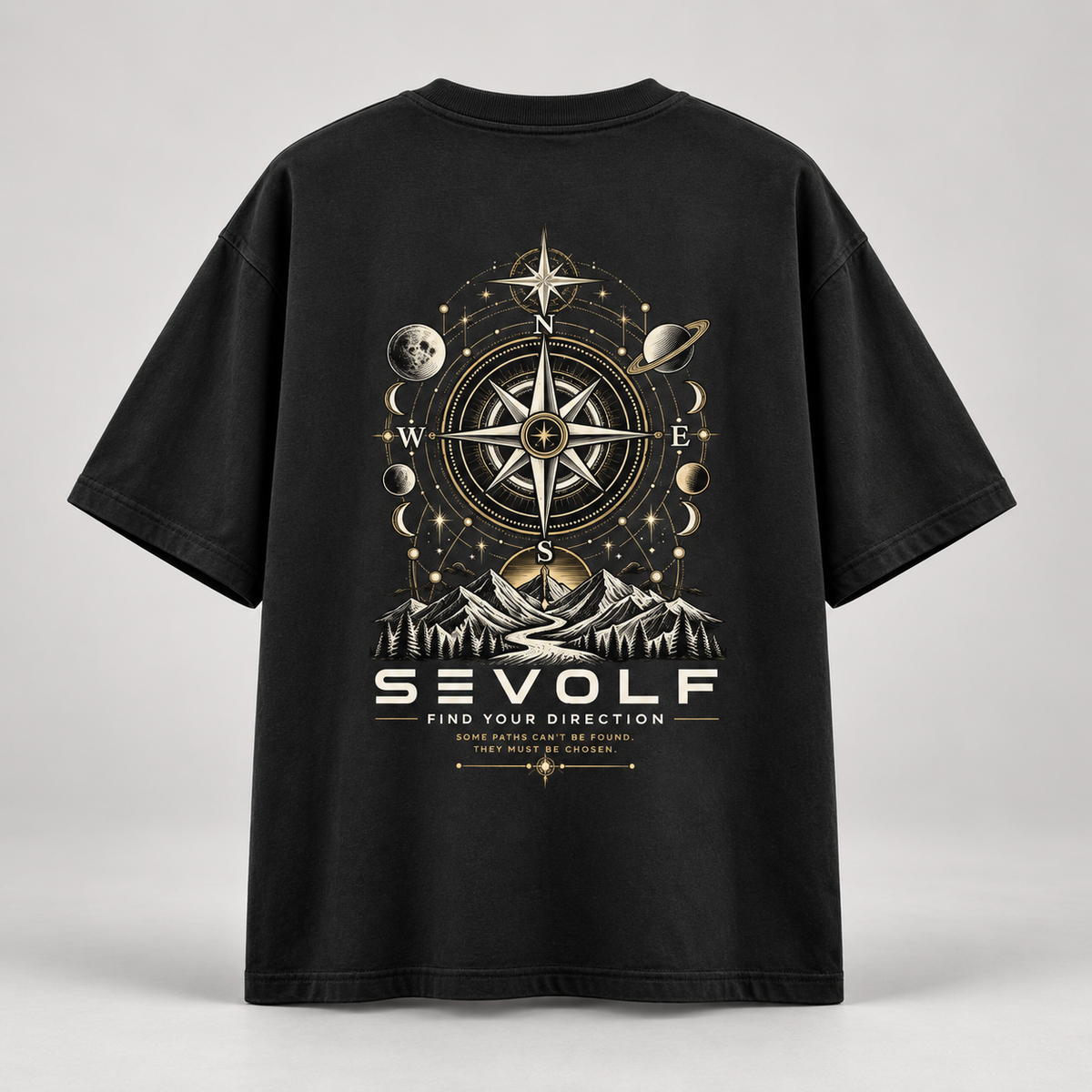 SEVOLF Celestial Direction Oversized T-Shirt