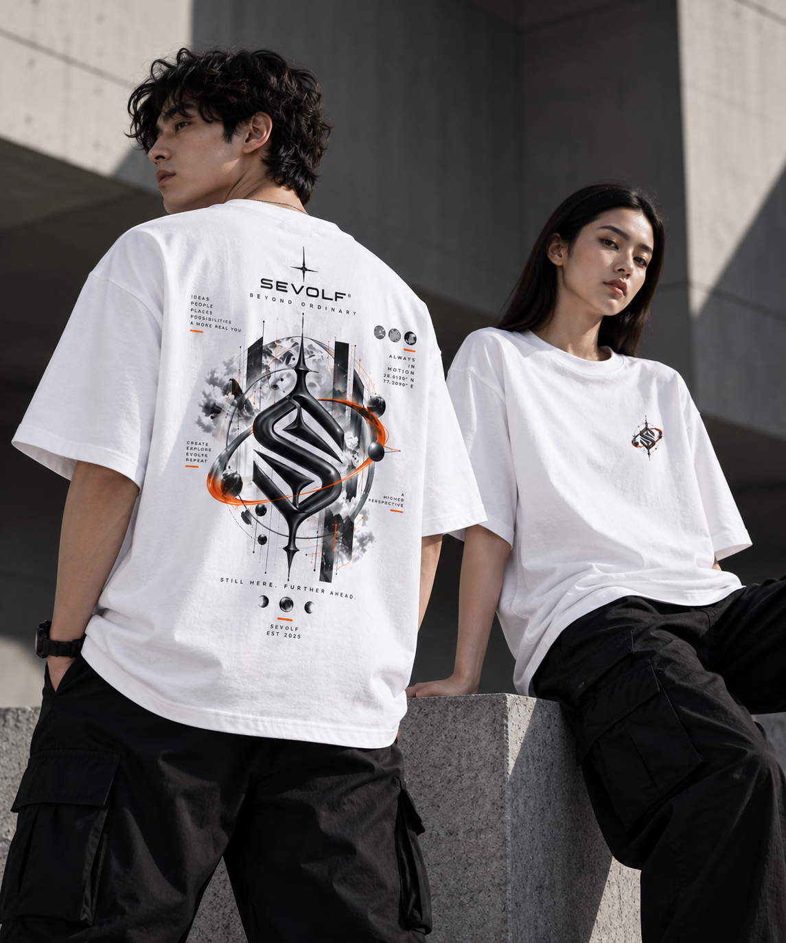 ETERNAL MOTION — Oversized Graphic T-Shirt